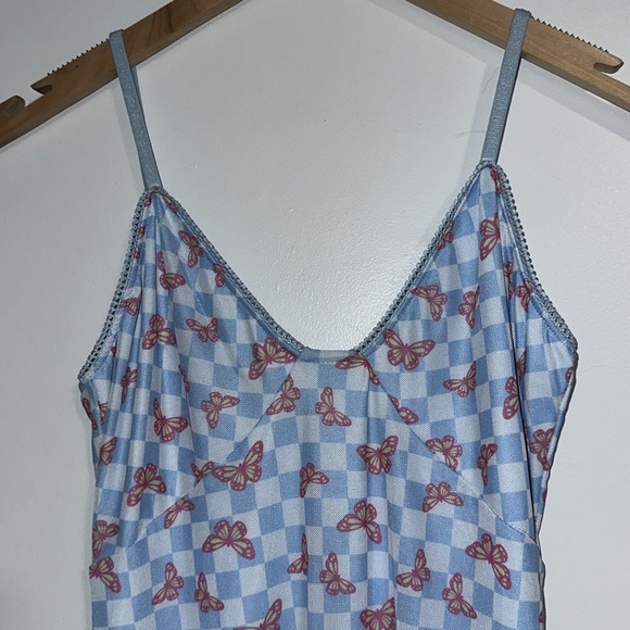 NWT Forever21 Checkered Butterfly Dress - Picture 2 of 9